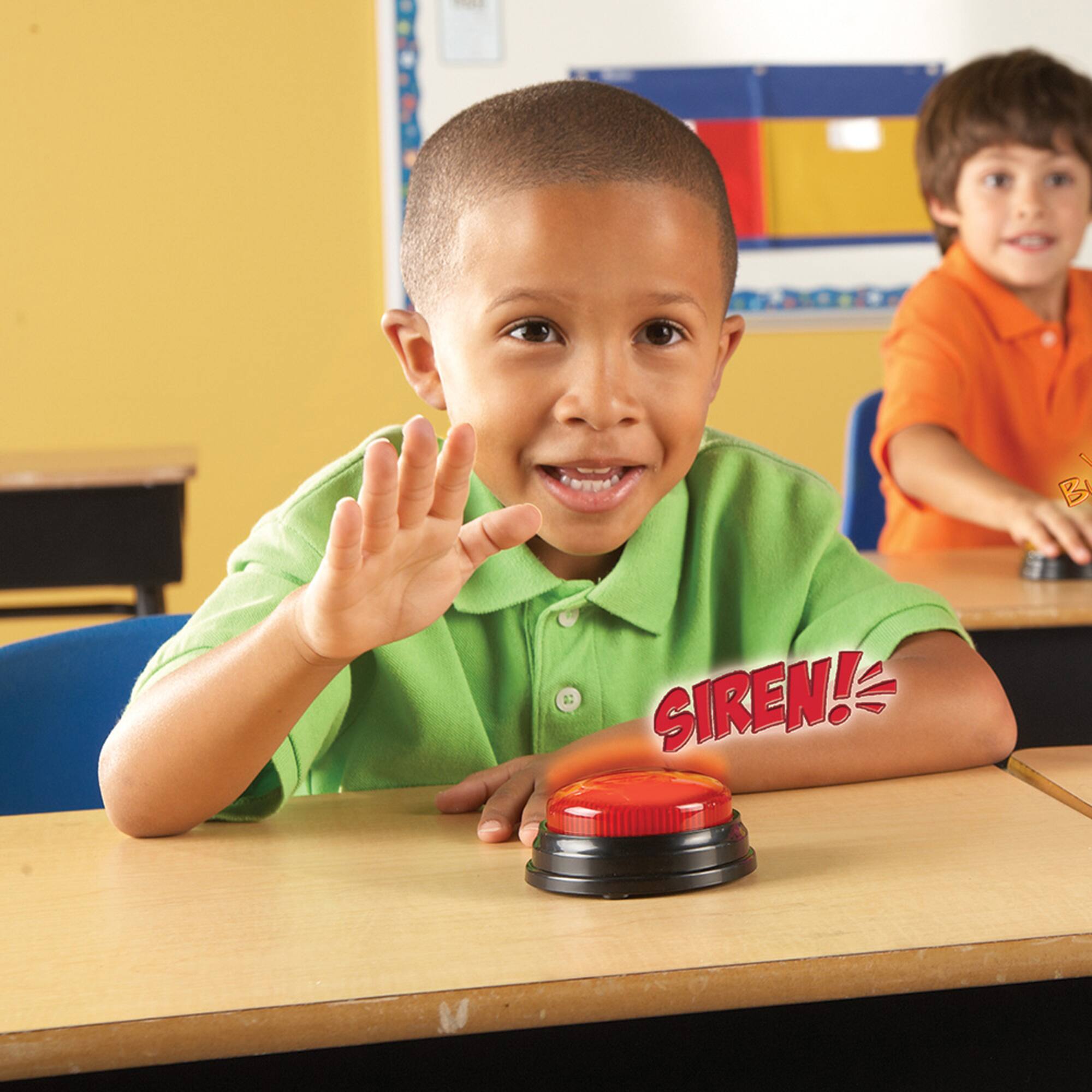 Lights and Sounds Answer Buzzers, Set of 4